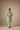 Hand-Block Kurta-Shirt Set (Mint / Olive)