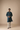 Hand-Block Kurta Set (Deep Blue)