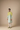 Color-Block Kurta Set (Aqua / Yellow)
