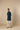 Hand-Block Short-Kurta Set (Blue)