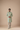 Hand-Block Kurta-Shirt Set (Aqua / Lime)