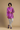 Tie-Dye Taari Kurta-Shirt Set (Lilac)