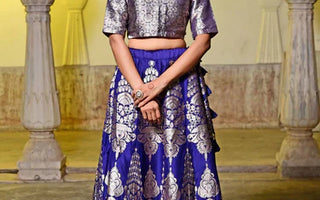 Bridal lehengas and groom sherwanis