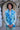 Blue linen kurta set for men online