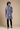 Tie-Dye Taari Indie-Fusion Set (Grey / Wine)