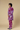 Tie-Dye Taari Indi-Fusion Set (Wine)