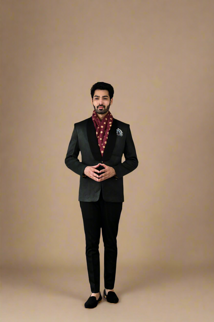 Shawl Lapel Tuxedo (Black)