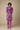 Tie-Dye Taari Indi-Fusion Set (Wine)