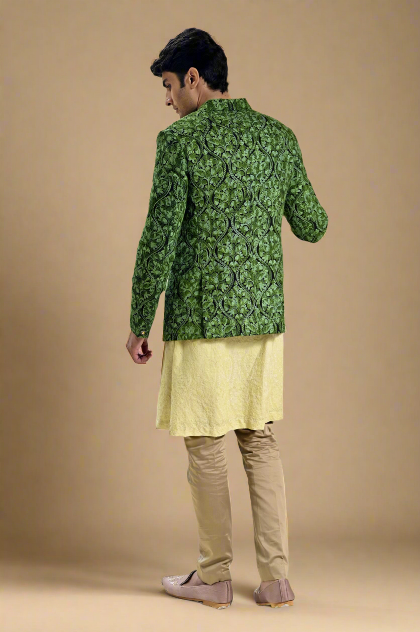Aari Bandhagala Set (Green)