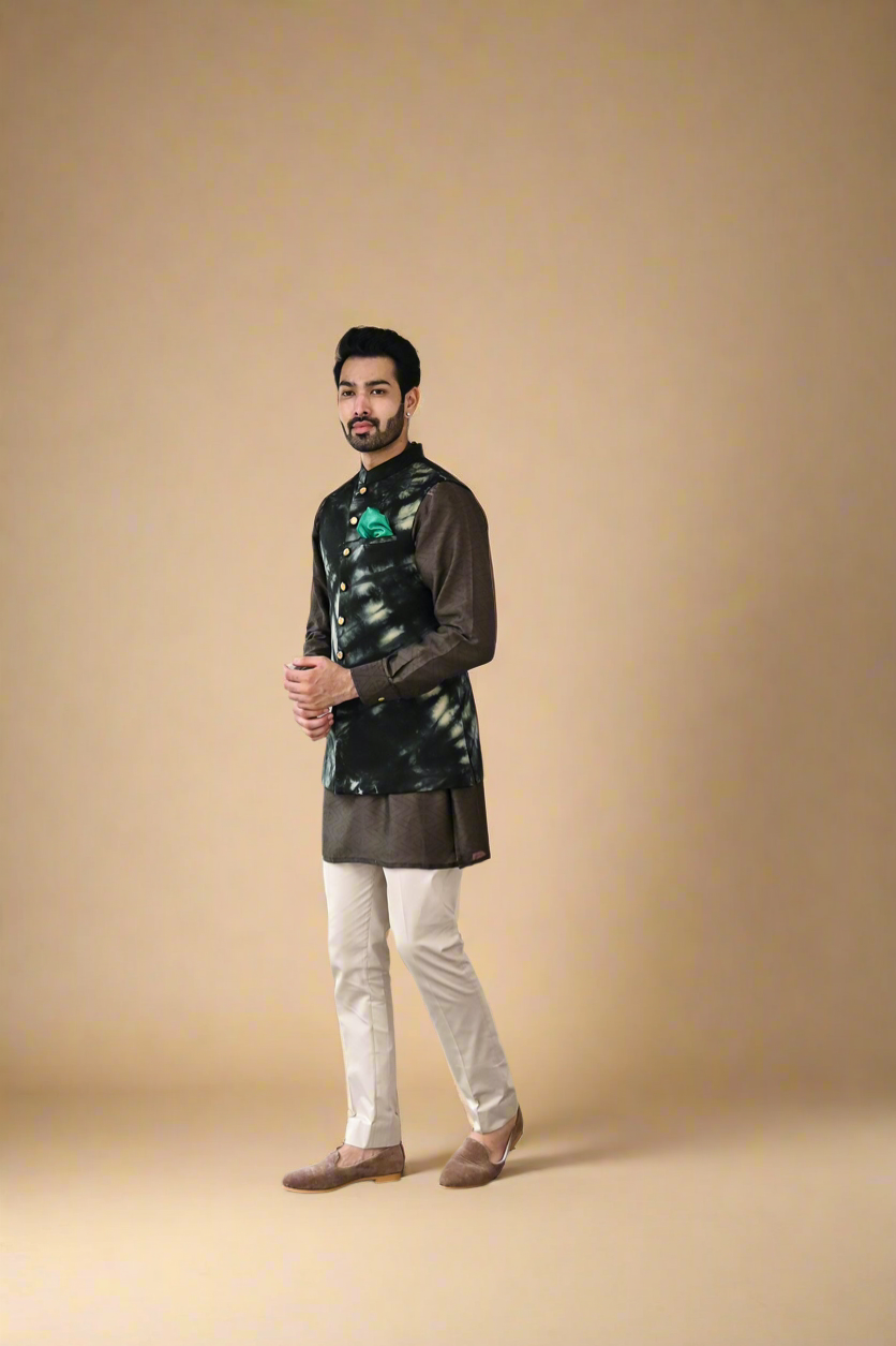 Tie-Dye Jawahar Jacket (Black)
