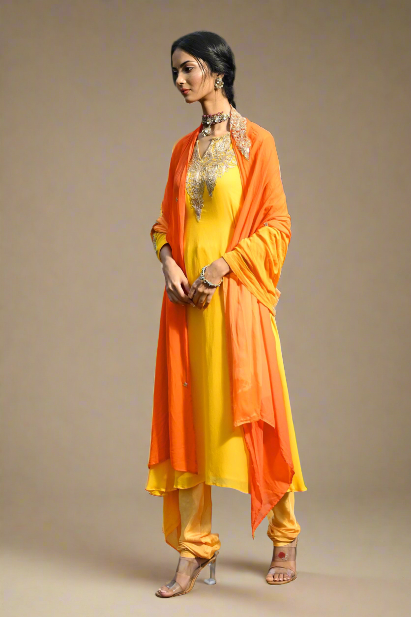 Marodi Suit Set (Sunflower)