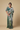 Zardosi Tissue Saree Set (Sea-Green)