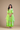 Gota Anarkali Set (Parrot Green)