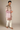 Zardosi Pure Chintz Jacket Set (Chikoo)