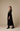 Chiffon Zardosi Dress (Black)