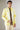 Yellow Italian Cotton Tie-Dye Indowestern Jacket