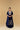 Pearl Thread Signature Velvet Lehenga Set (Navy Blue)