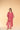 SATURATED PINK PEARL THREAD DRESS