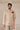 Men's Bandhgala suit in Indian designer beige cotton