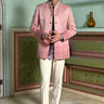 Salmon pink designer Bandhgala Jodhpuri suit for groom online