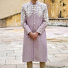 Light Purple Linen Sherwani Set