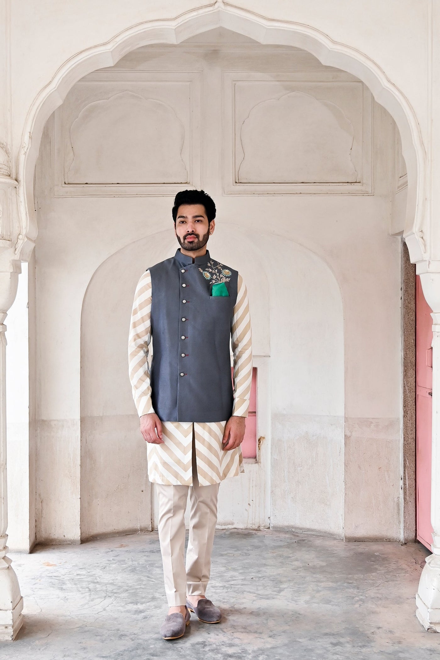 Nehru jackets for festive occasions