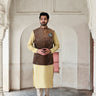 Buy wedding brown Nehru jacket online