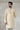 Pure silk cream color kurta set for men online shopping in India