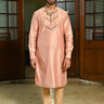 Blush pink designer kurta set