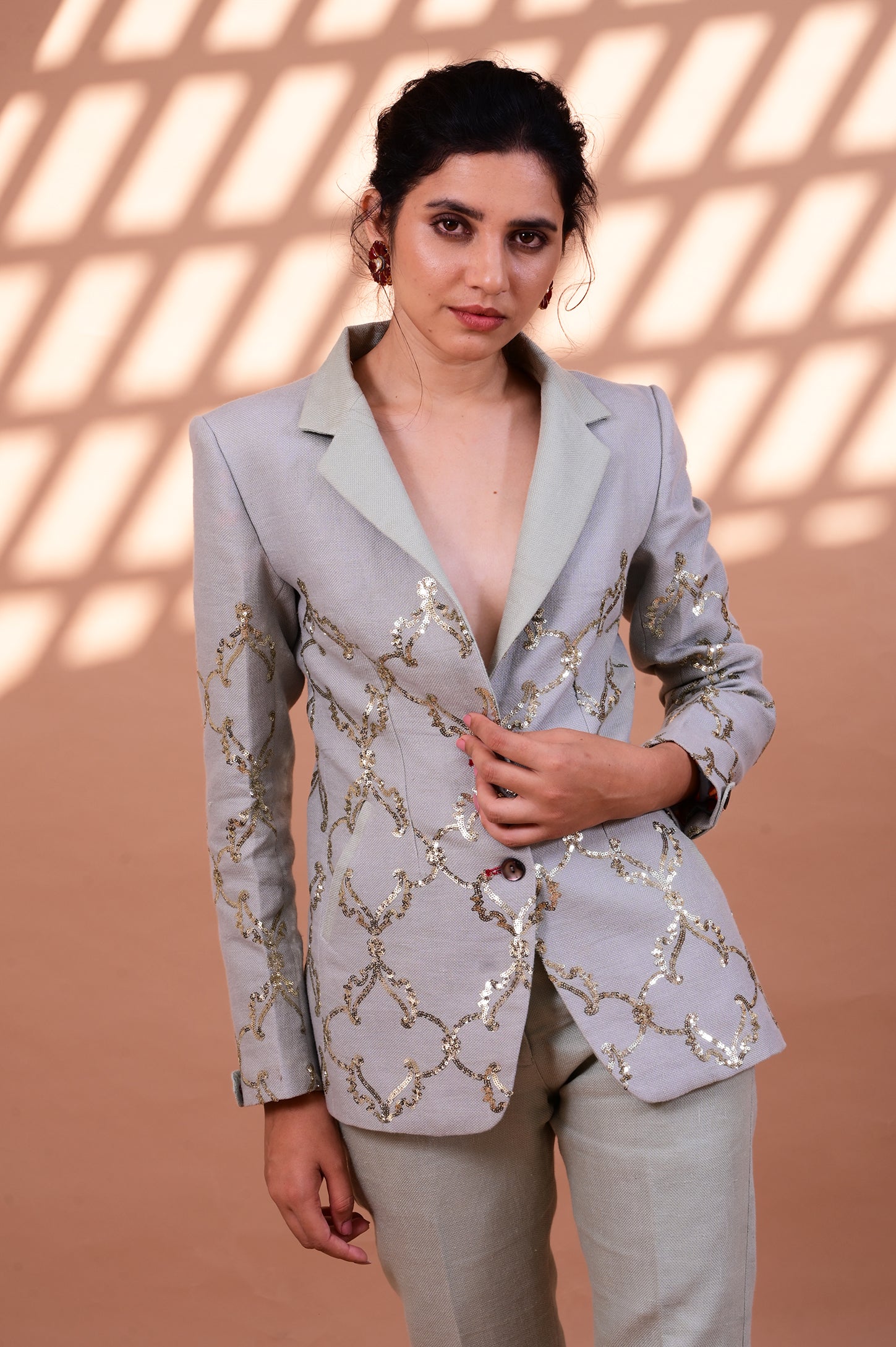 Simple Coat Design For Girls Buy Women Designer Pant Suit Online