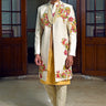 Premium Off White Sherwani Set for groom online