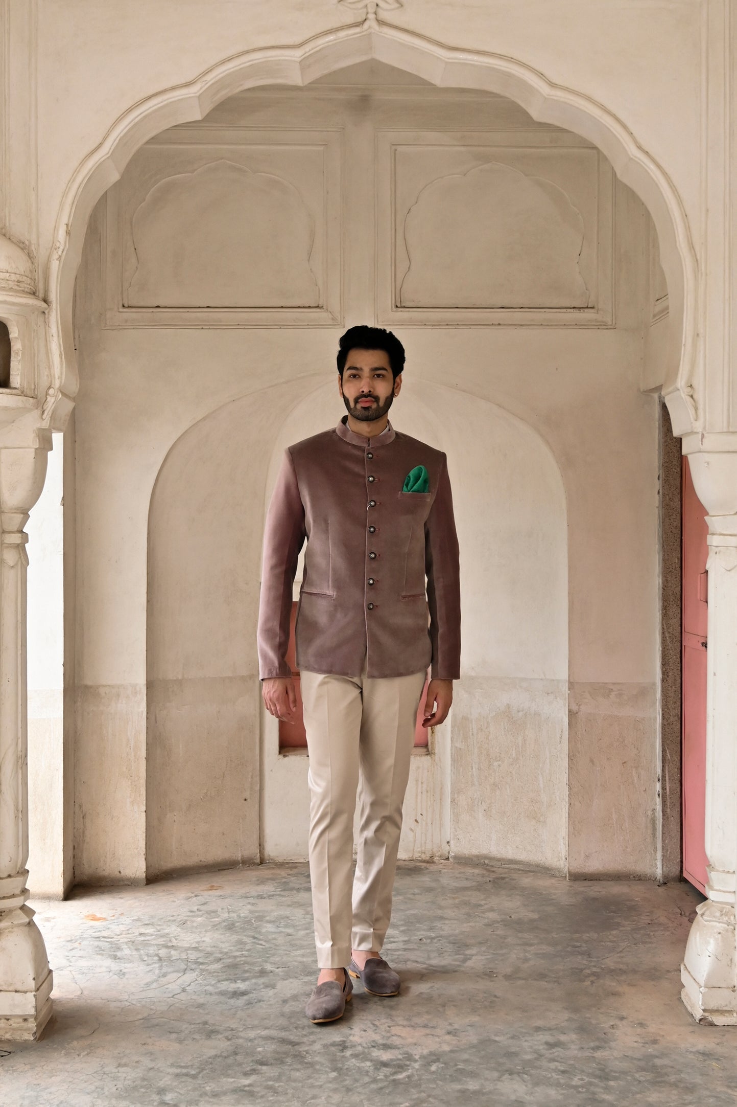 Premium luxury designer Bandhgala set for men