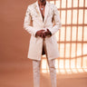 Luxury white jacket set for men