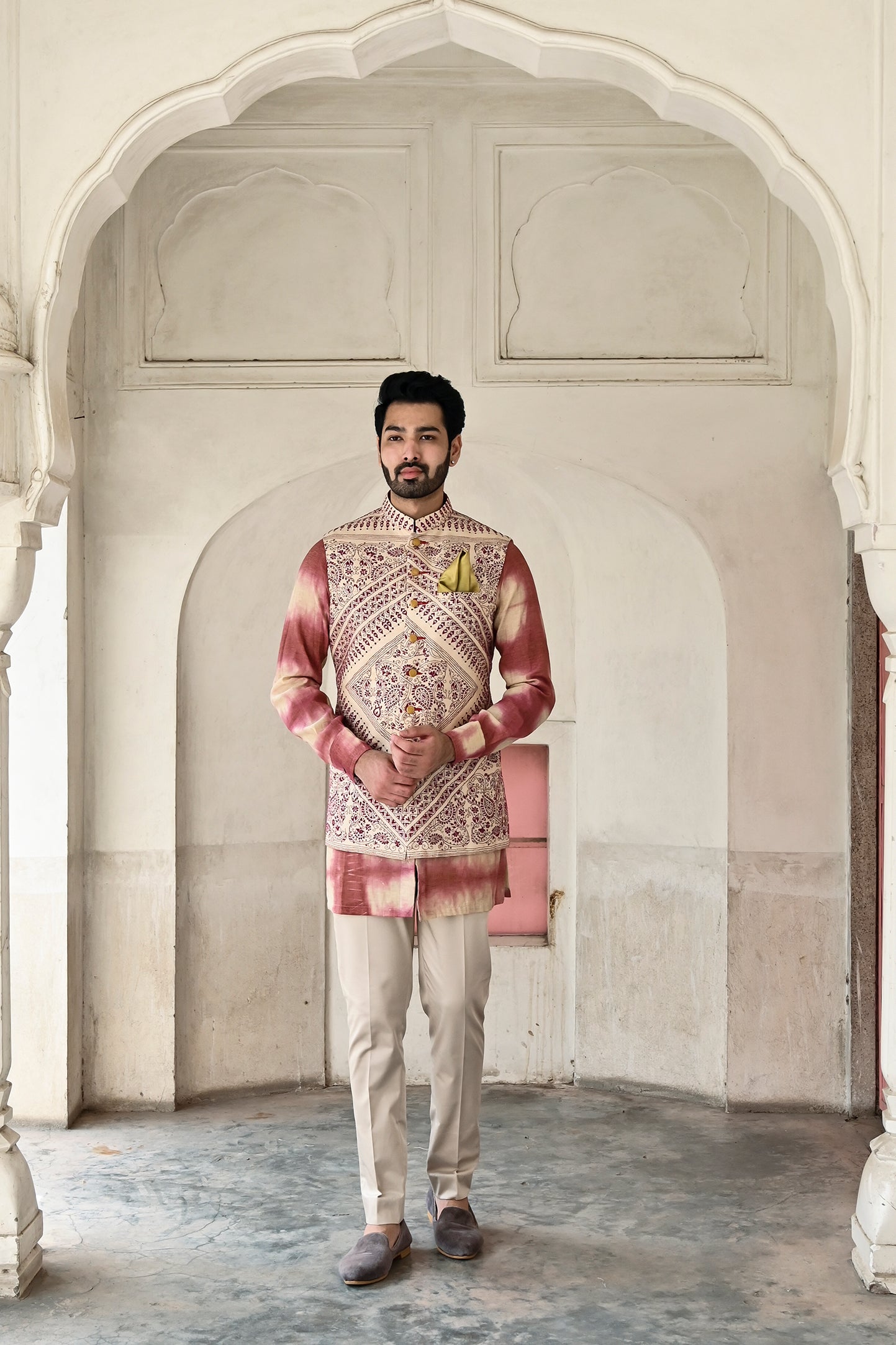 Shop designer men's Nehru jackets by Gaurav Katta in Jaipur