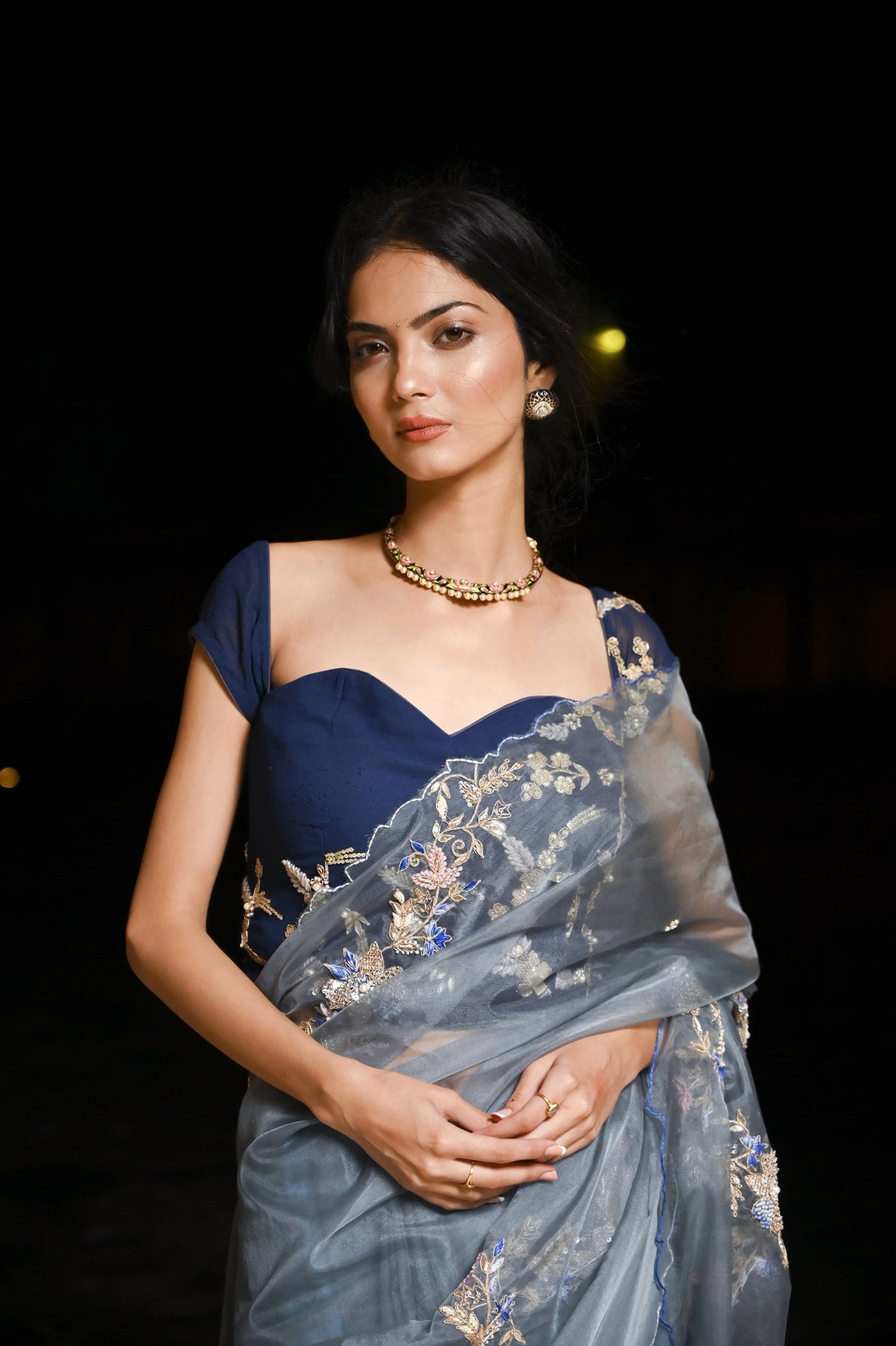 Designer Organza Moda Silk sarees